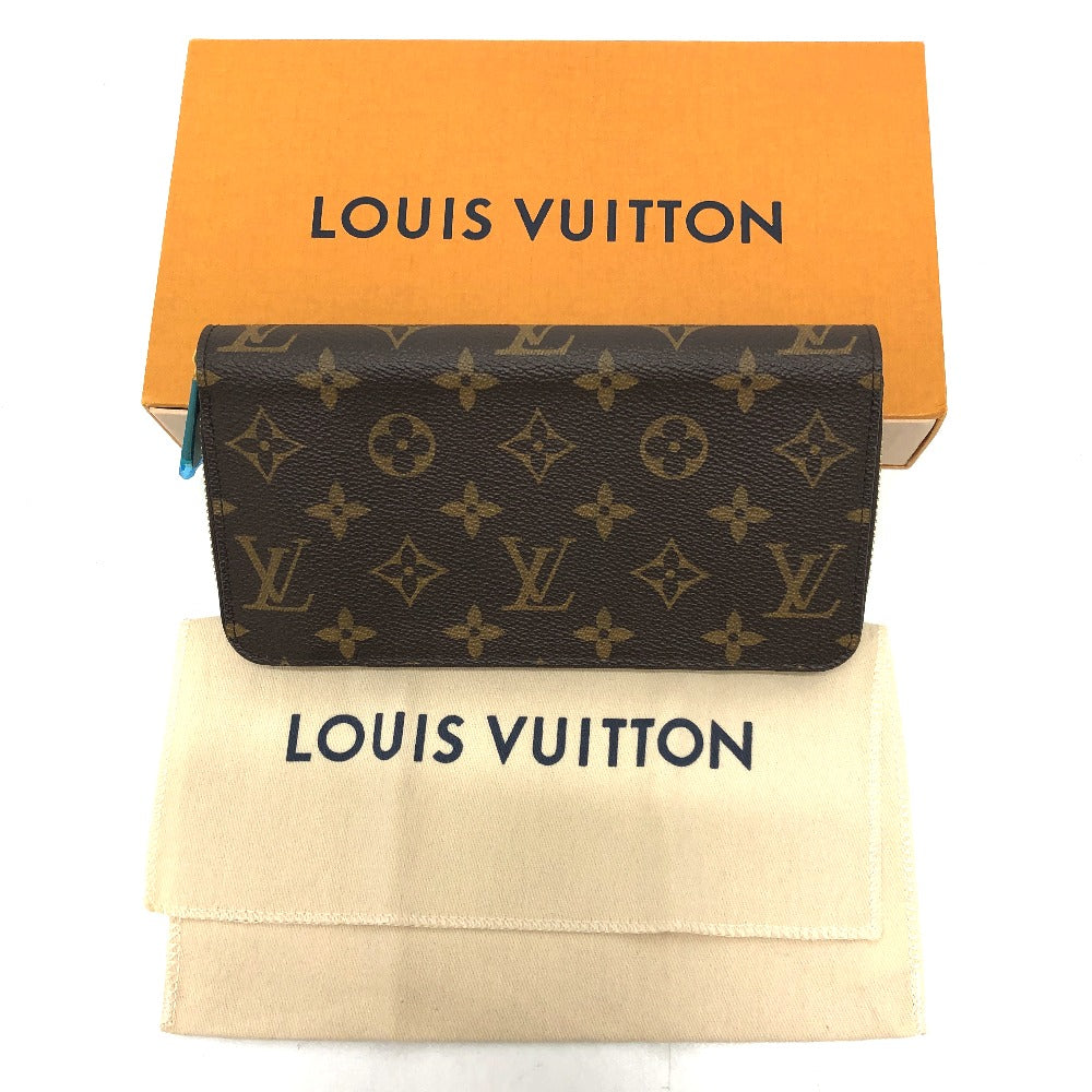 LOUIS VUITTON M42616 モノグラム ジッピー ウォレット ラウンドファスナー 長財布 モノグラムキャンバス レディース ブラウン