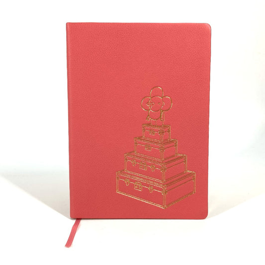 LOUIS VUITTON R98587 Stationery Notepad Vivienne Novelty Not for Sale Interior Notebook Leather Women's Pink