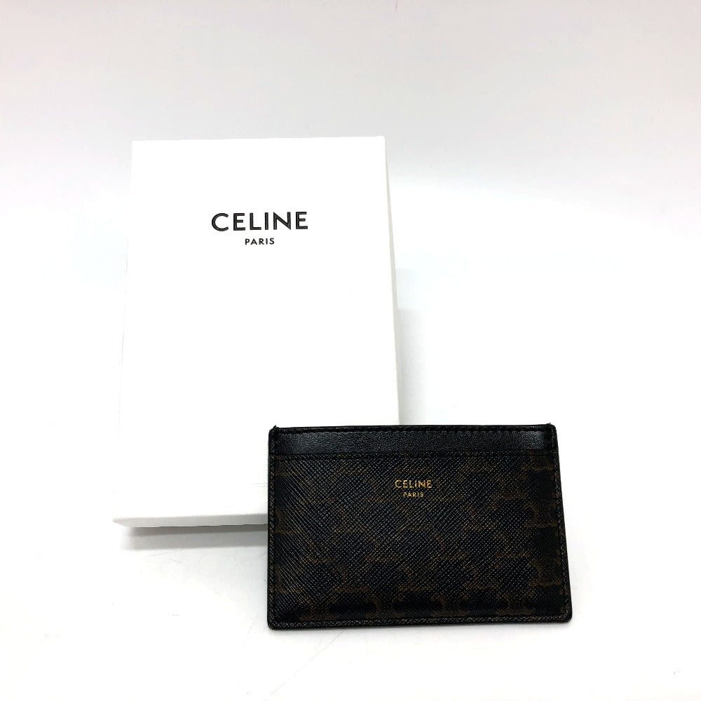 CELINE 10B702BQ4.38NO トリオンフ カードホルダー カードケース カードケース PVC/レザー メンズ - brandshop-reference