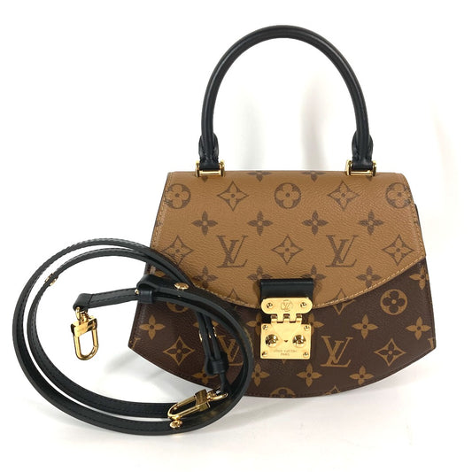 LOUIS VUITTON M46548 Monogram Reverse Tilsit 2-Way Bag, Shoulder Bag, Crossbody Bag, Handbag, Monogram Reverse Canvas, Women's, Brown