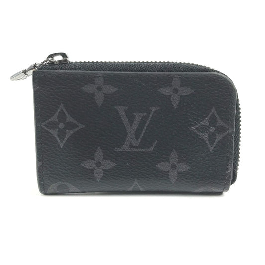 LOUIS VUITTON M63536 モノグラムエクリプス ポルトモネジュール 財布 L字ファスナー コインケース モノグラムエクリプスキャンバス メンズ ブラック