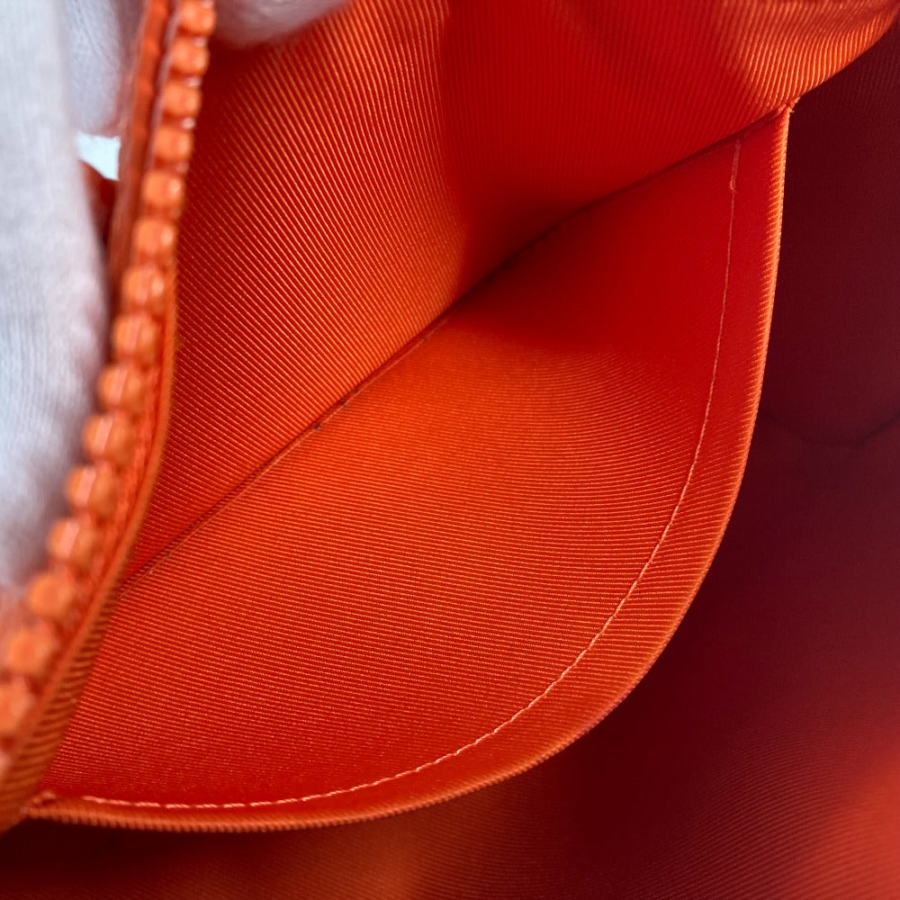LOUIS VUITTON M20930 Monogram Keepall Bandouliere 25 Mini Boston Bag Handbag in Taurillon Leather, Orange
