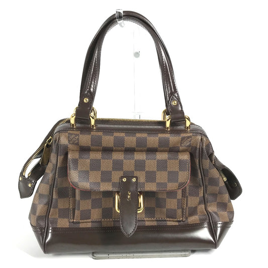 LOUIS VUITTON N51201 Damier Knightsbridge Handbag Tote Bag in Damier Canvas, Women's, Ebene Brown