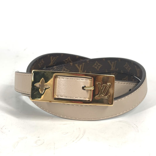 LOUIS VUITTON M8370Y モノグラム ベルト・LV デュオ 18MM リバーシブル アクセサリー 細ベルト ベルト モノグラムキャンバス レディース ブラウン - brandshop-reference