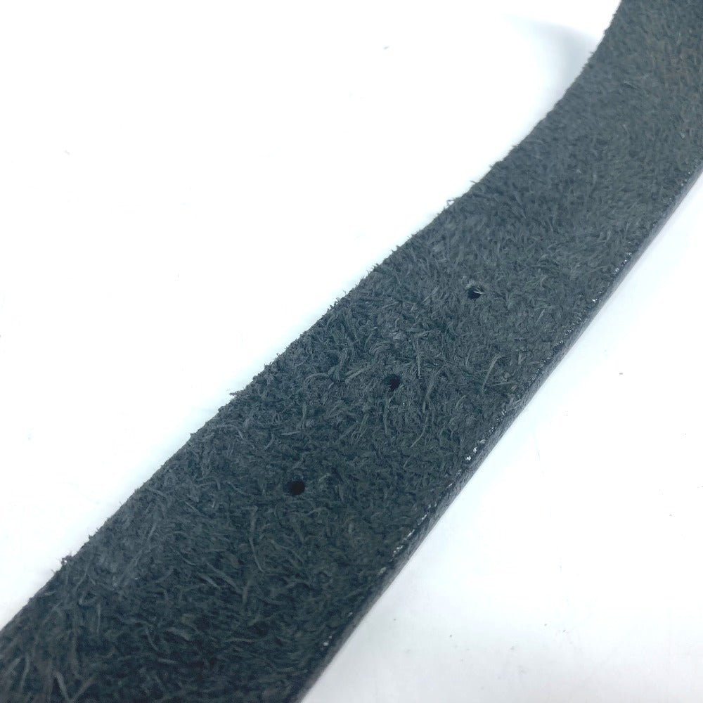 GUCCI 223896 Gロゴ バックル ベルト レザー ユニセックス ブラック - brandshop-reference