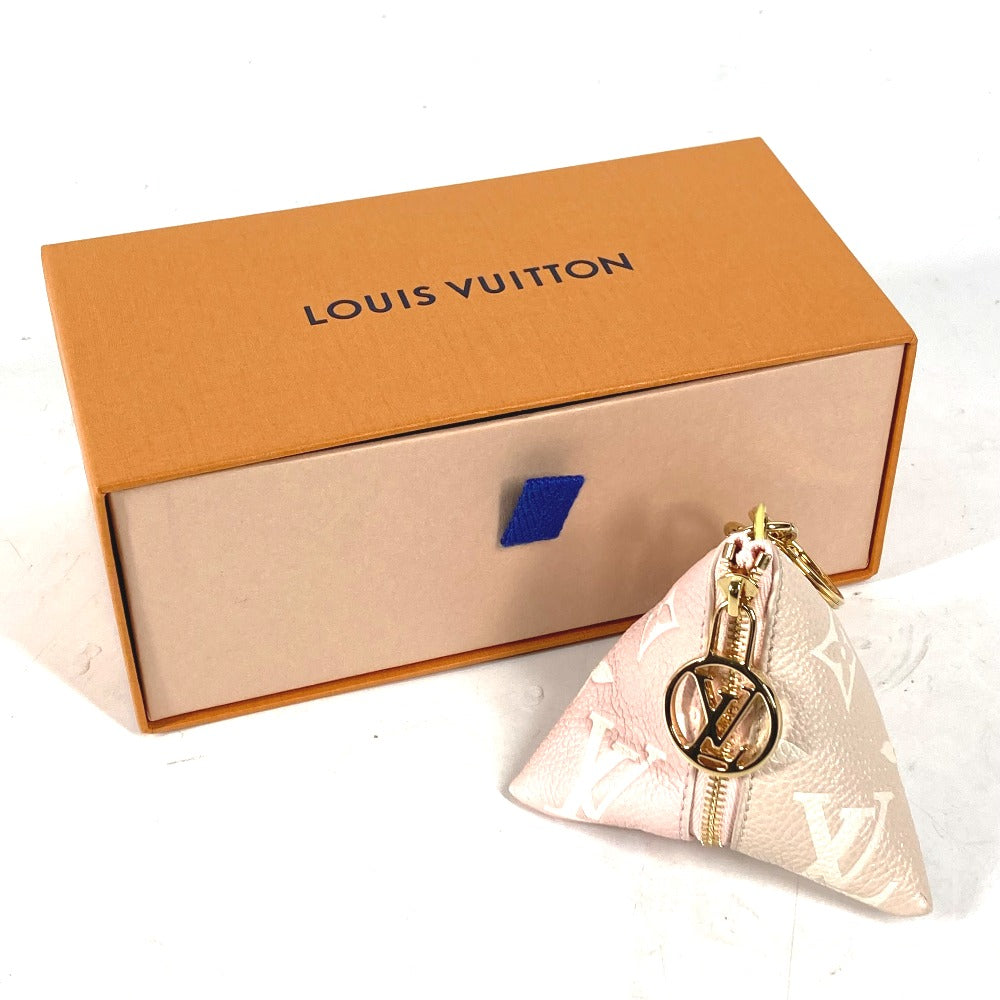 LOUIS VUITTON M00669 モノグラム ベルランゴ バッグチャーム トライアングル 三角 キーホルダー モノグラムキャンバス レディース ピンク - brandshop-reference