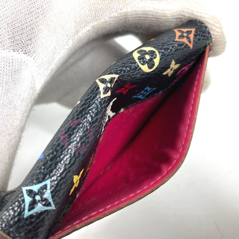 LOUIS VUITTON M66558 モノグラムマルチカラー アンヴェロップ カルト ドゥ ヴィジット 名刺入れ パスケース コインケース カードケース モノグラムマルチカラーキャンバス ユニセックス ノワール マルチカラー