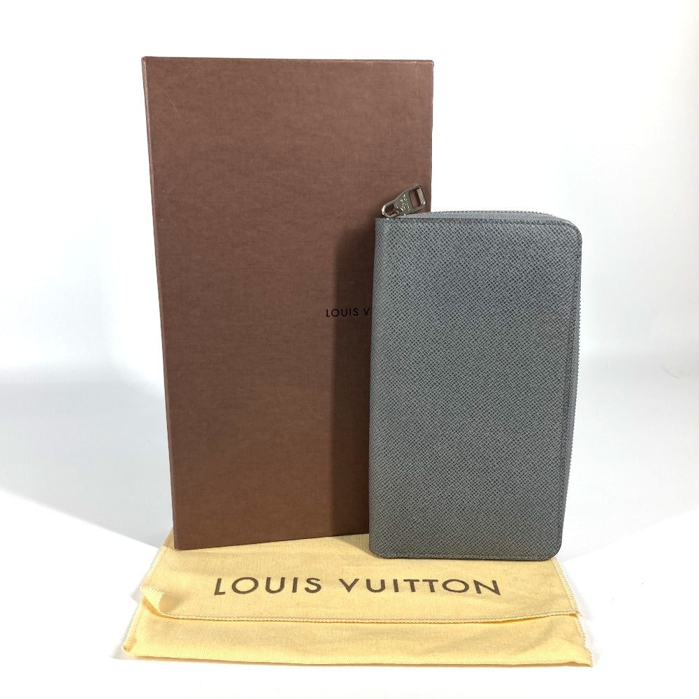 LOUIS VUITTON M30517 タイガ ジッピー・オーガナイザー ロングウォレット ラウンドファスナー 長財布 タイガレザー メンズ グラシエ グレー - brandshop-reference