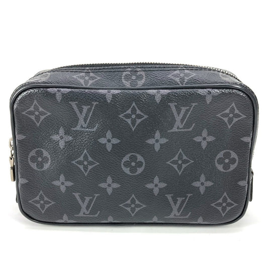 LOUIS VUITTON M43384 モノグラムエクリプス トゥルーストワレPM セカンドバッグ クラッチバッグ カバン マルチポーチ ポーチ モノグラムエクリプスキャンバス ユニセックス ブラック