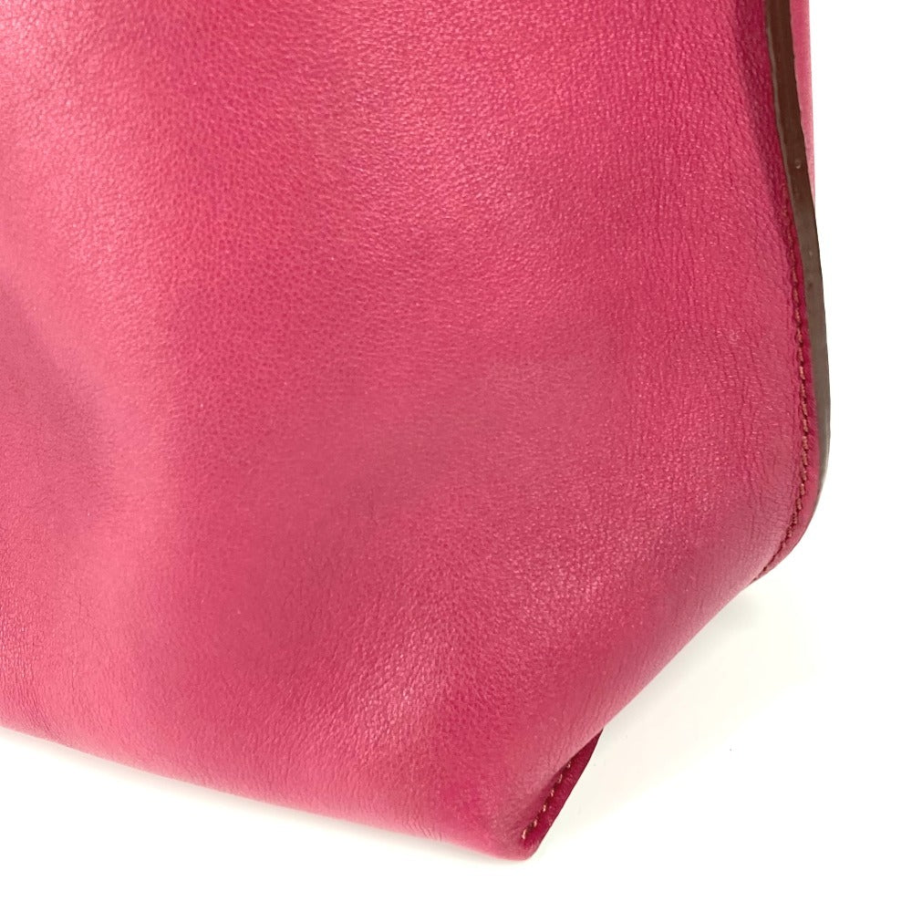 FENDI 8BH262 バイカラー オールインショッピングトート カバン ショルダーバッグ 肩掛け トートバッグ レザー ユニセックス パープル - brandshop-reference