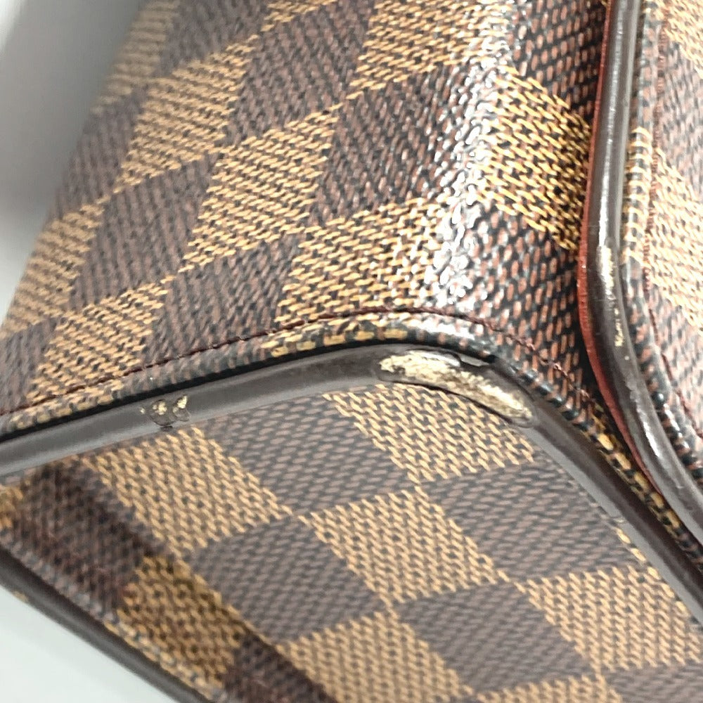 LOUIS VUITTON N51161 ダミエ トライベッカ カレ 肩掛け トートバッグ フラップ カバン ショルダーバッグ ダミエキャンバス レディース エベヌ ブラウン - brandshop-reference