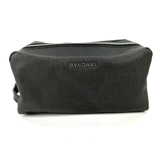 BVLGARI ウィークエンド カバン ポーチ クラッチバッグ セカンドバッグ PVC/レザー ユニセックス グレー - brandshop-reference