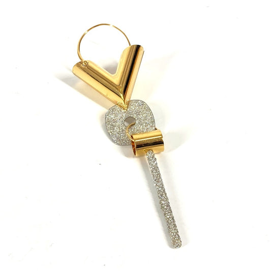 LOUIS VUITTON M00242 シングルピアス エセンシャル V ストラス アクセサリー ラインストーン ピアス メタル ユニセックス ゴールド - brandshop-reference