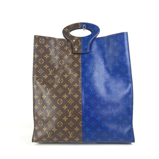 LOUIS VUITTON M43860 モノグラム・パシフィック スプリットトート ハンドバッグ カバン トートバッグ ハンドバッグ モノグラムキャンバス ユニセックス ブルー - brandshop-reference