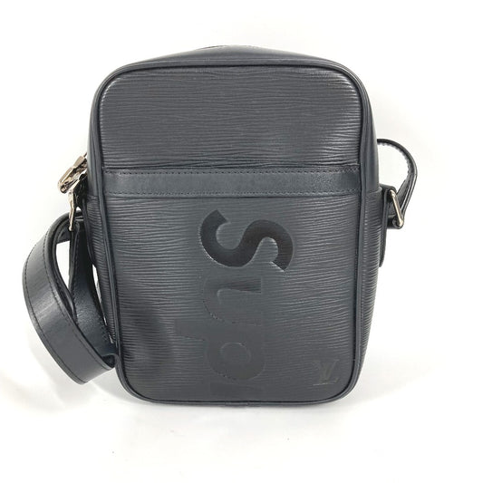 LOUIS VUITTON M53431 エピ Supreme シュプリーム コラボ ダヌーブ カバン 斜め掛け ポシェット ショルダーバッグ エピレザー ユニセックス ブラック