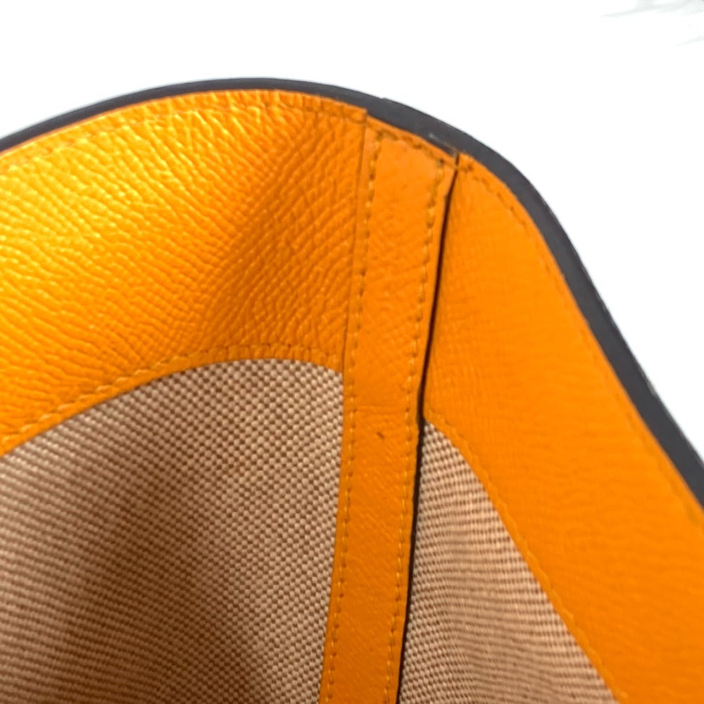 HERMES バイカラー マキシボックス カバ 36 肩掛け トートバッグ カバン ショルダーバッグ エヴァーカラー ユニセックス オリガン×ジョーヌドール イエロー - brandshop-reference