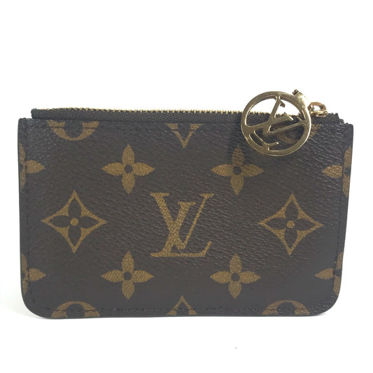 LOUIS VUITTON M81880 モノグラム カードケース ポルト カルト・ロミー 財布 小銭入れ カードケース コインケース モノグラムキャンバス ユニセックス ブラウン