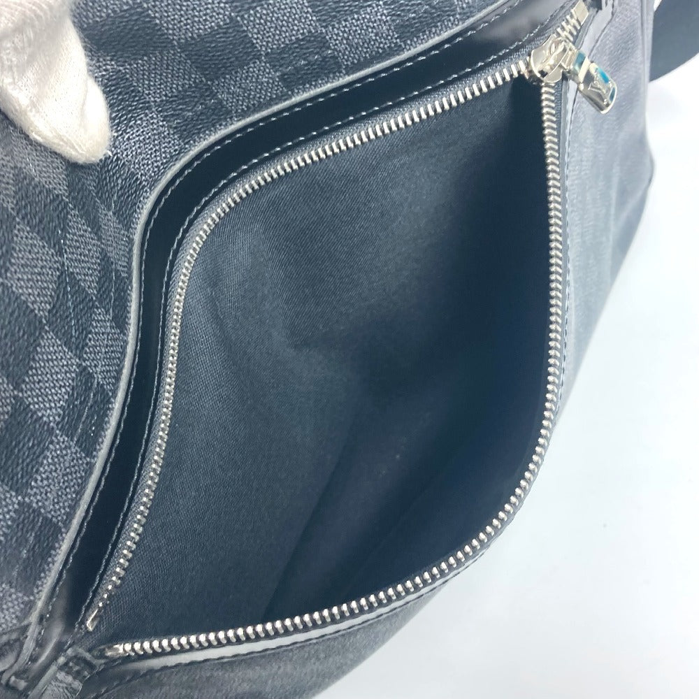 LOUIS VUITTON N58029 ダミエグラフィット ダニエル MM カバン フラップ 斜め掛け メッセンジャーバッグ ショルダーバッグ ダミエグラフィットキャンバス ユニセックス ブラック - brandshop-reference