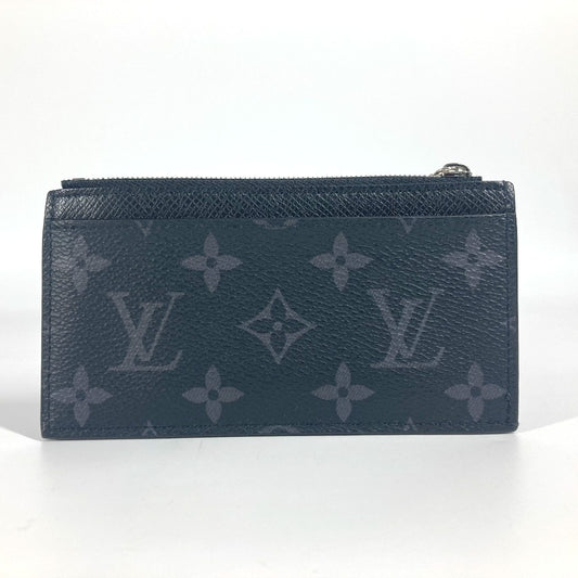 LOUIS VUITTON M30271 Monograma Eclipse Monedero Tarjetero Monedero Monedero Fragmento Estuche Monedero Monograma Eclipse Lona Unisex Negro