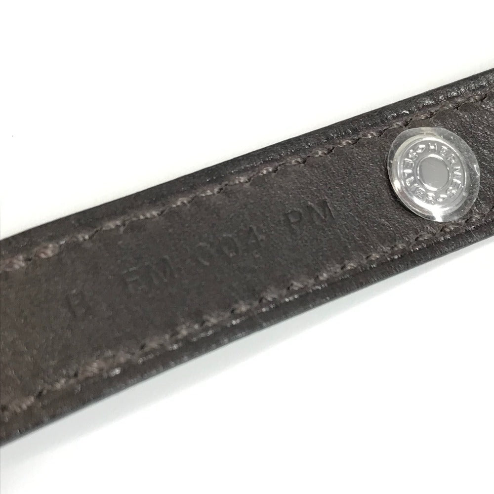 HERMES H800617EKAA Dog Treat Pouch Pet Dog Dog Pouch Leather/Coated Canvas Unisex Khaki/Foo Khaki