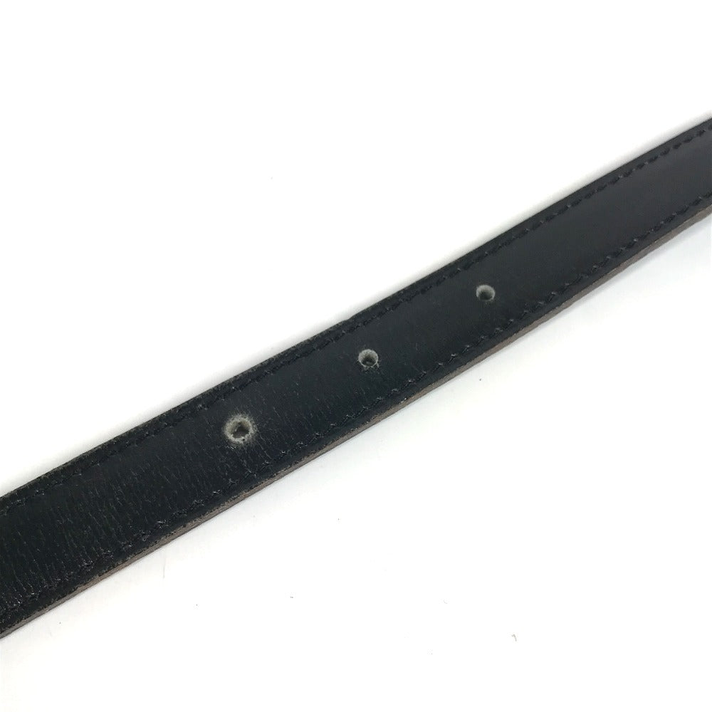 Gucci 524316 Senarai permainan logo tali kantung kantung klac beg paten kulit uniseks hitam