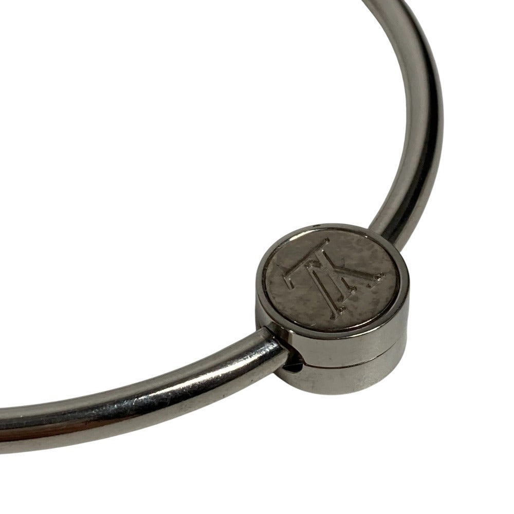 LOUIS VUITTON M68854 マイク ラインストーン スニーカー ポルトクレ・ラウンドリング バッグチャーム キーリング キーホルダー メタル ユニセックス シルバー