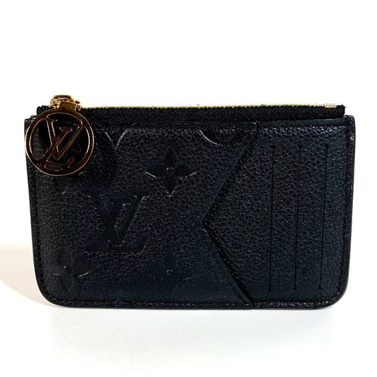 LOUIS VUITTON M81883 モノグラムアンプラント カードケース ポルト カルト・ロミー 財布 名刺入れ コンパクトウォレット コインケース モノグラムアンプラントレザー ユニセックス ノワール ブラック