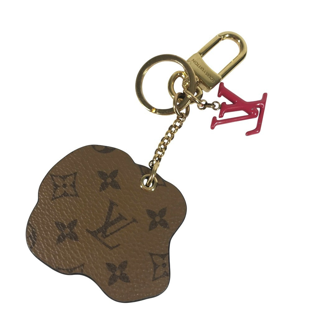 LOUIS VUITTON M01967 犬 ダルメシアン キーホルダー・アニモグラム ドッグ バッグチャーム キーホルダー レザー ユニセックス ホワイト