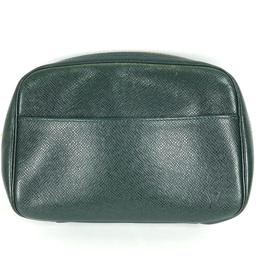 LOUIS VUITTON M30304 Taiga Accessory pouch Makeup Pouch Cosmetics Pouch Clutch Bag Pouch Taiga Leather Epithea Green Used