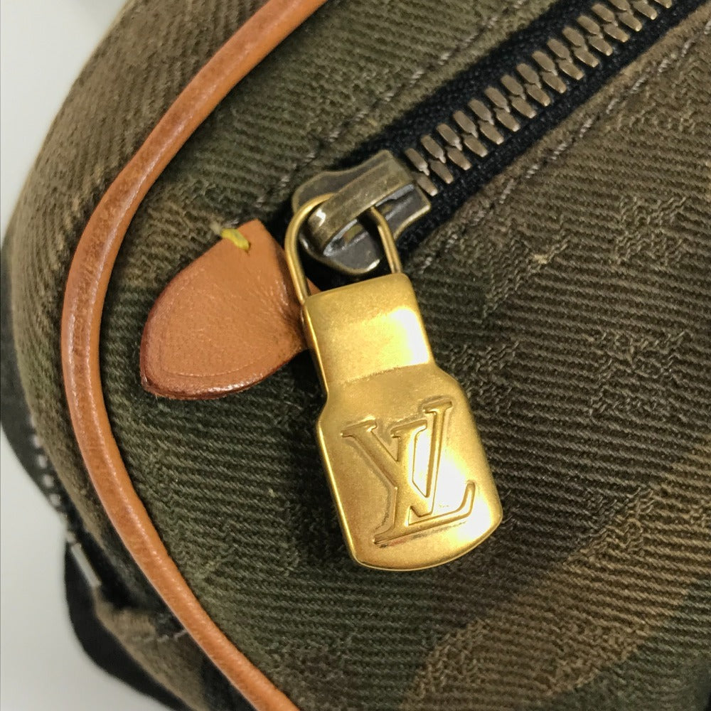 LOUIS VUITTON M44202 モノグラム カモフラージュ シュプリーム バムバックPM 17aw Supreme カバン クロス ベルトバッグ ボディバッグ レザー/キャンバス ユニセックス カーキ