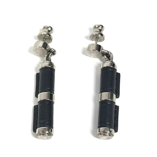 HERMES Charnière PM Charnière PM Accessories Earrings Swift Unisex Black
