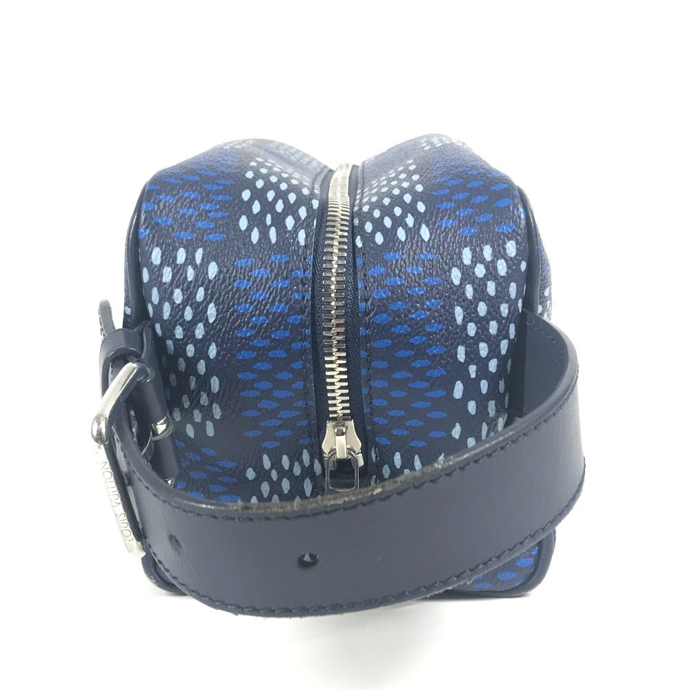 LOUIS VUITTON N40747 ダミエヘリテージ ロッカー ドップ・キット セカンドバッグ クラッチバッグ キャンバス ユニセックス ブルー