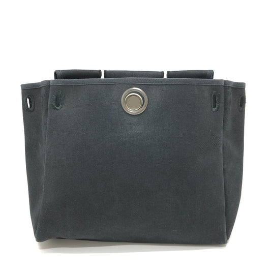 HERMES ヴィンテージ エールバッグ 替えバッグのみ カバン ショルダーバッグ キャンバス レディース ブラック