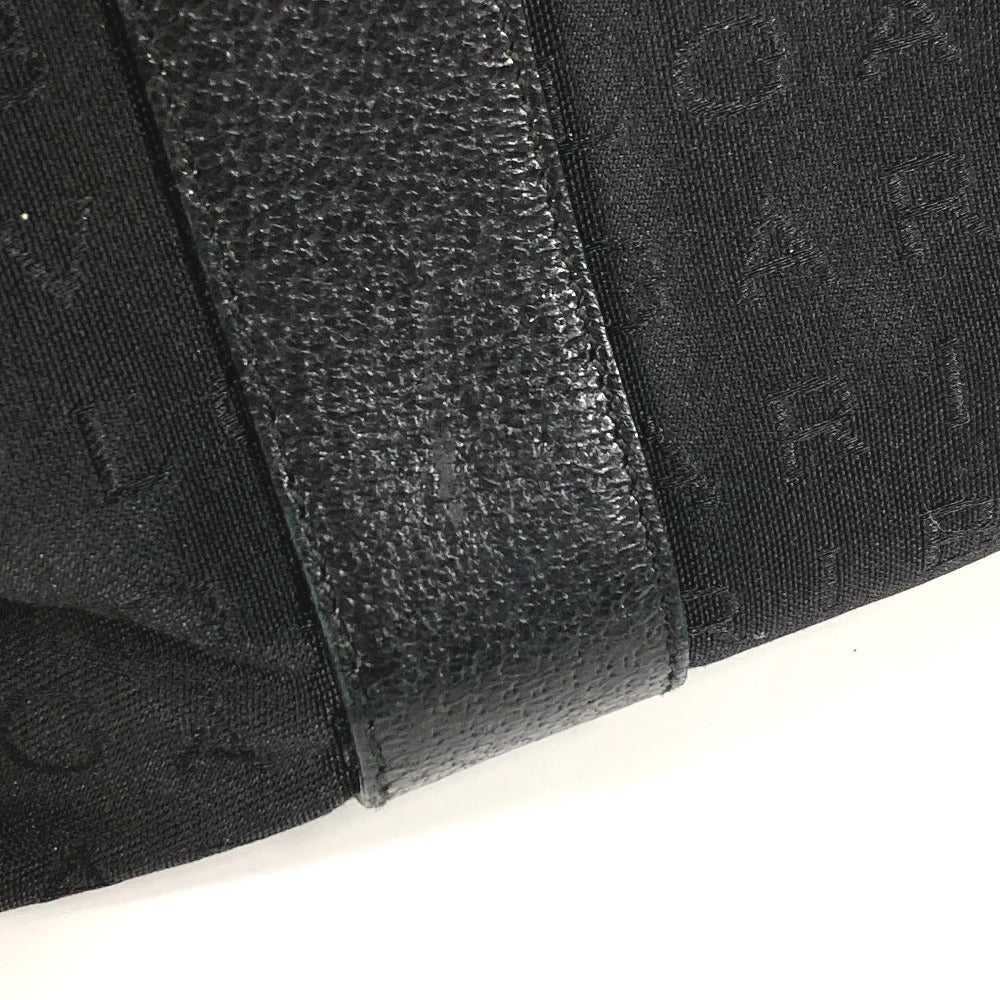 BVLGARI ロゴマニア トートバッグ カバン ショルダーバッグ ハンドバッグ キャンバス/レザー ユニセックス ブラック