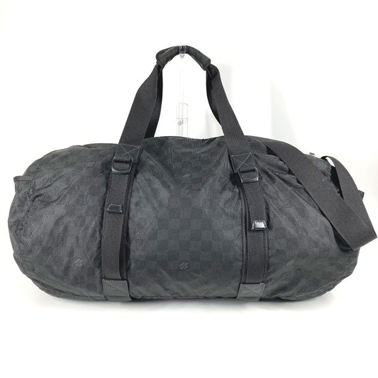 LOUIS VUITTON M97058 ダミエ アヴァンチュール プラクティカル 2WAYバック ショルダーバッグ 斜め掛け 肩掛け ボストンバッグ レザー/ナイロン ユニセックス ブラック