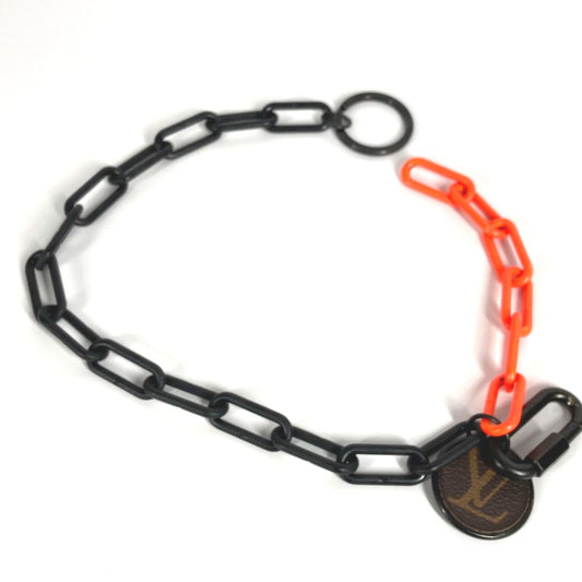 LOUIS VUITTON MP2296 モノグラム カラビナ ポルトクレ キーチェーン 財布 キーホルダー バッグチャーム ウォレットチェーン プラスチック メンズ ブラック