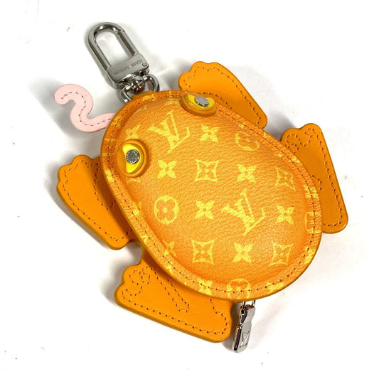 LOUIS VUITTON M02215 Monogram Bag Charm - LV Frog Bag Charm, Earphone Case, Coin Case, Keychain, Monogram Canvas, Unisex, Yellow