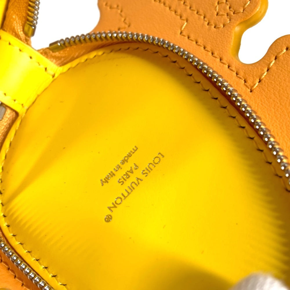 LOUIS VUITTON M02215 モノグラム バッグチャーム・LV フロッグ バッグチャーム 蛙 カエル イヤフォンケース コインケース キーホルダー モノグラムキャンバス ユニセックス イエロー