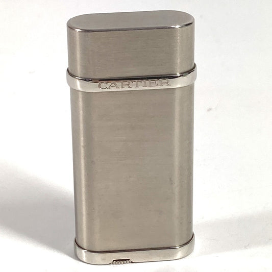 CARTIER 喫煙具 ロゴ ライター SS ユニセックス シルバー
