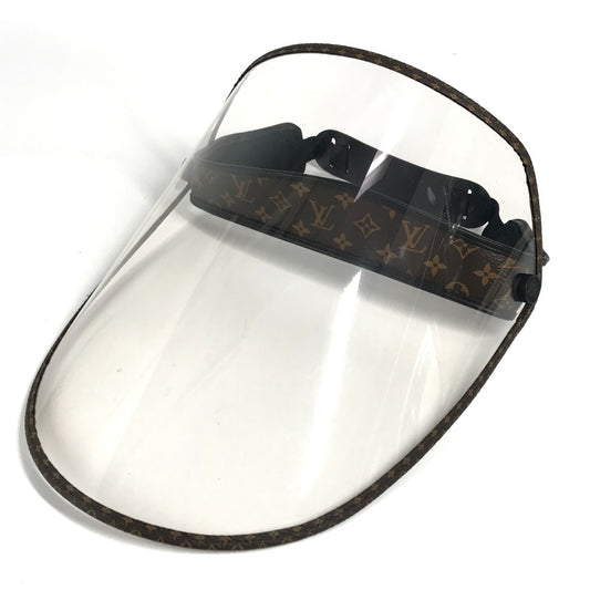 LOUIS VUITTON M76727 Monogram Canvas LV Shield Hat, Face Shield, Sun Visor, Unisex, Brown