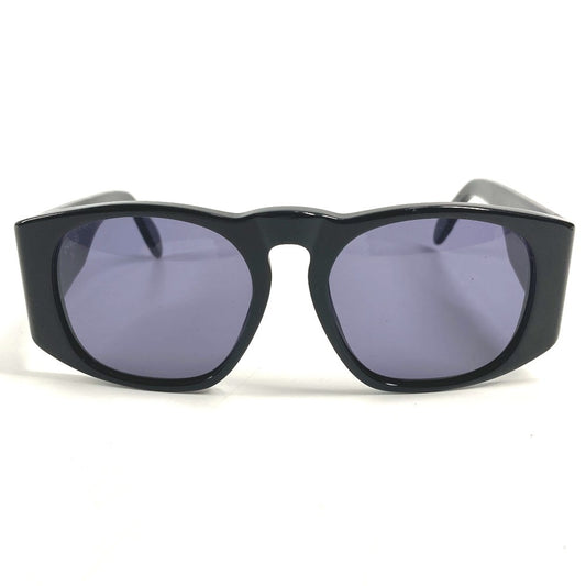 Vintage CHANEL CC Coco Mark Logo Matelasse Quilted Glasses Eyewear Sunglasses Plastic Unisex Black