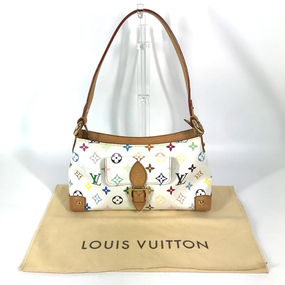 LOUIS VUITTON M40098 モノグラムマルチカラー エライザ 肩掛け カバン ハンドバッグ ショルダーバッグ モノグラムマルチカラーキャンバス レディース ブロン ホワイト