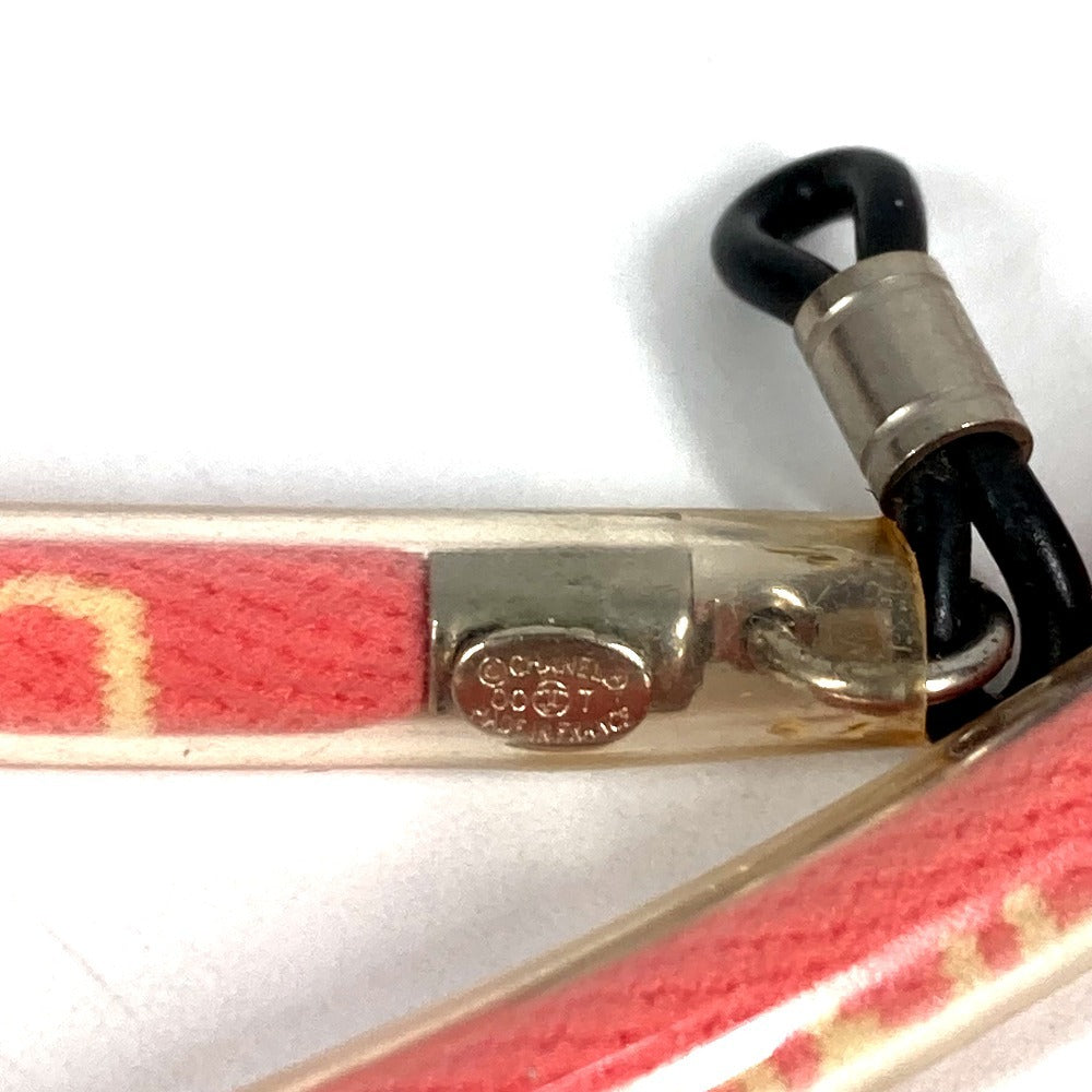 CHANEL Eyewear Sunglasses 00T Glasses Cord Eyeglass Strap Canvas Strap for Women Pink