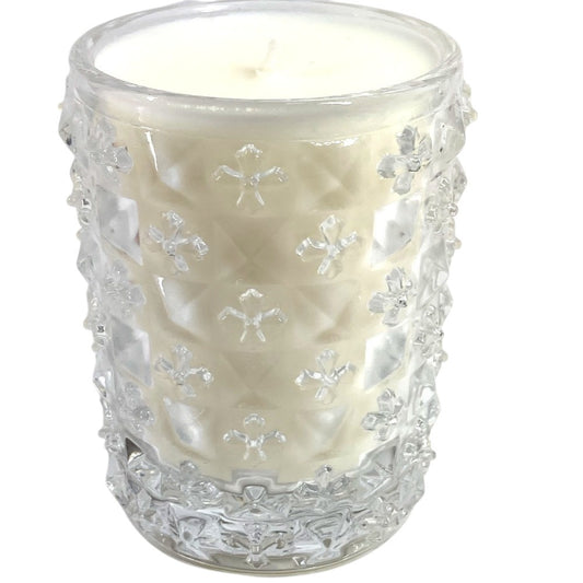 Chrome Hearts Scented Candle Bougie Parfumee CH Plus Logo 100g Aromatherapy Candle, Interior Decoration, Glass, Unisex, Clear