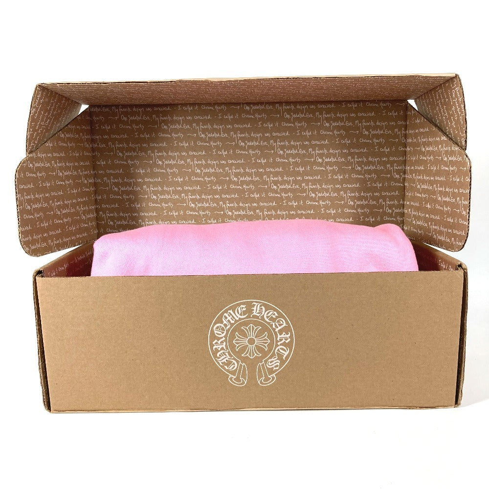 CHROME HEARTS トレーナー スウェット 長袖 USA ロゴ アパレル フーディー フード パーカー コットン メンズ ピンク