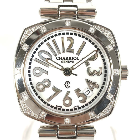 CHARRIOL ALEXLD3.950.801 EH 50th Anniversary Limited Edition Alexander Logo Women's Watch, Stainless Steel, Silver