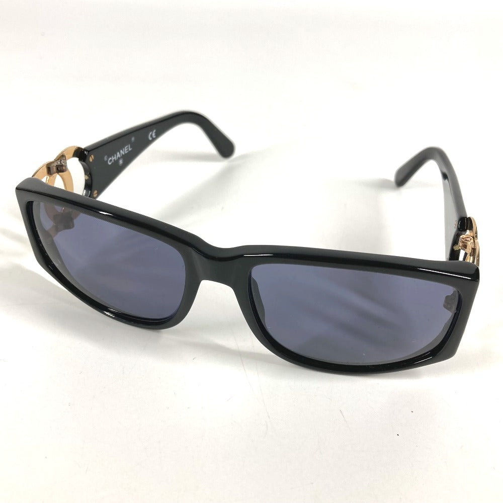 CHANEL ヴィンテージ CC ココマーク ロゴ めがね メガネ アイウェア 眼鏡 サングラス プラスチック ユニセックス ブラック