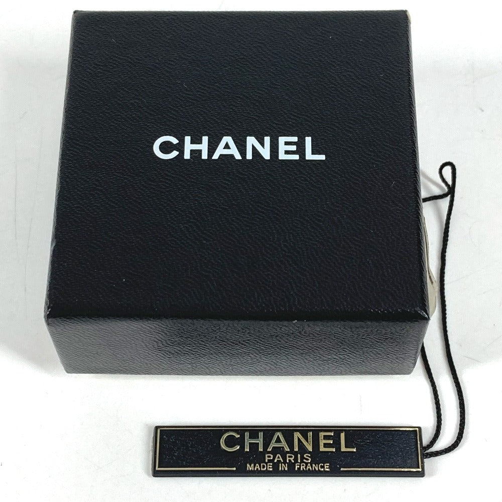 CHANEL 00V CC Coco Mark Logo Chain Accessory Earrings Metal Unisex Silver