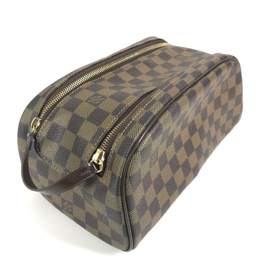 LOUIS VUITTON N47527 ダミエ トゥルース トワレット キングサイズ ポーチ セカンドバッグ ダミエキャンバス ユニセックス エベヌ ブラウン