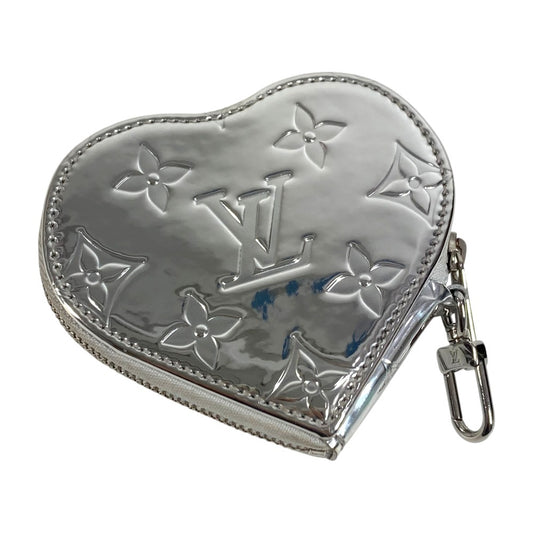 LOUIS VUITTON M83540 LV SKI モノグラム ポルト モネ・クール 財布 小銭入れ ハート コインケース レザー ユニセックス シルバー